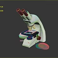 Household Binocular Microscope With Glass Slides And Stable Base For Home Use