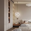 Modern Kids Room Interior With Cozy Bed Bookshelf Plush Toys And Warm Carpet