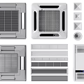 Modern Air Conditioner Vents With Various Designs For Home Interior Use