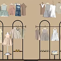 Stylish Clothes Hanging On Racks With Various Styles And Colors In Store