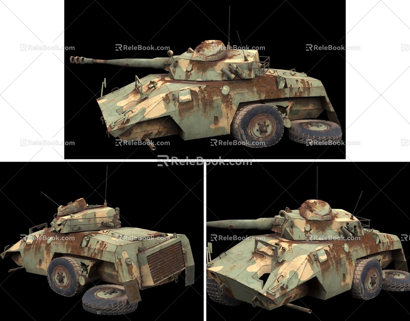 Modern Tanks 3d model