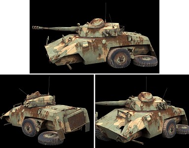 Modern Tanks 3d model