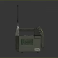Portable Gray Weapon Control Unit With Antenna And Display Screen