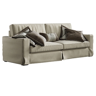 Double sofa 3d model