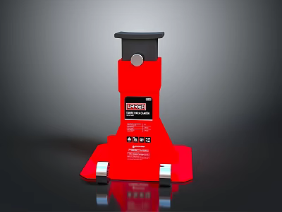 BIG RED Heavy Duty Jack Stand With Sturdy Support And Safety Features 3d model
