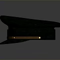 Green Classic Hat With Brown Belt And Metal Buckle For Daily Use