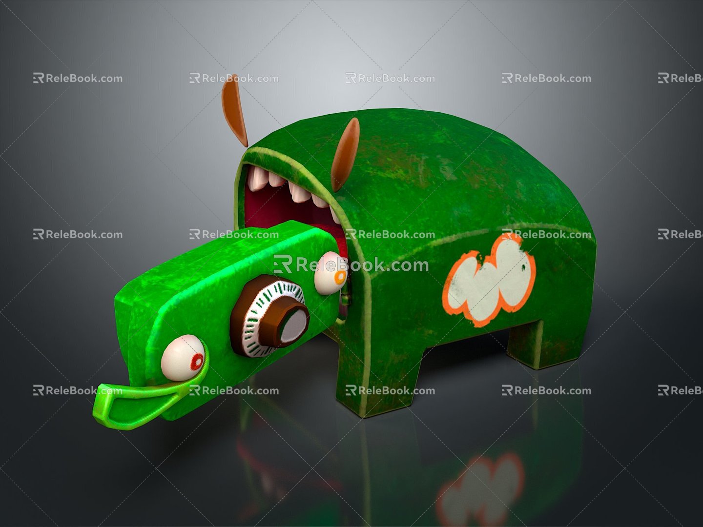 Turtle Turtle Cartoon Turtle Snapping Turtle Chickbill Turtle Reptile Cold Blooded Animal Reptile Reptile Class 3d model