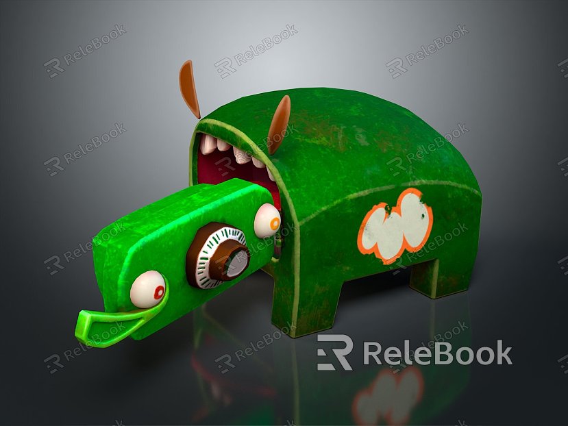 Turtle Turtle Cartoon Turtle Snapping Turtle Chickbill Turtle Reptile Cold Blooded Animal Reptile Reptile Class model