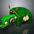 Turtle Cartoon Turtle Snapping Turtle Chickbill Turtle Reptile Cold Blooded Animal Reptile Class 3d model