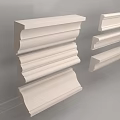 Gypsum line component house component line decoration 3d model