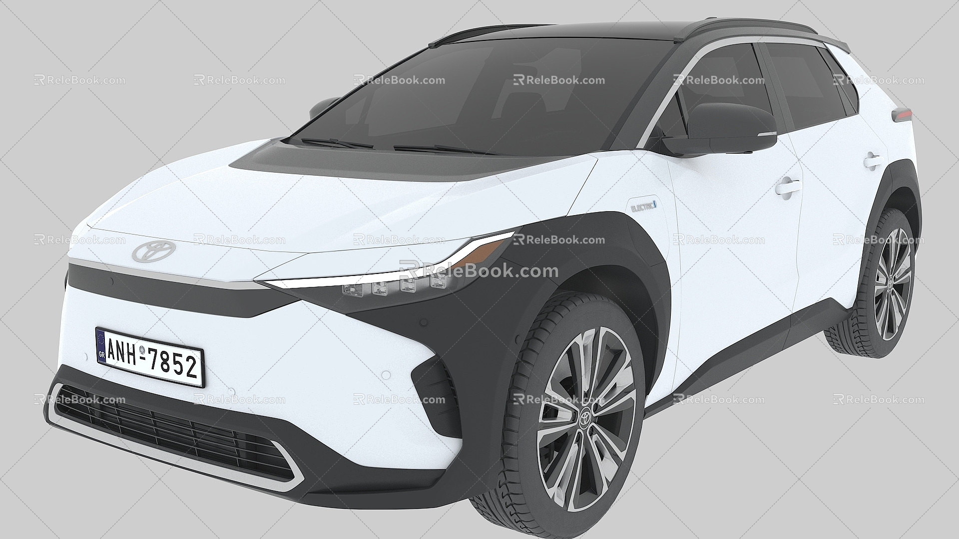 Toyota bZ4X 2023 Toyota New Energy Pure Electric Vehicle Source File fbx obj 3d model