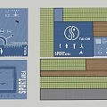 Fire Rescue Access Area Design With Safety Markings And Building Layout Features 3d model