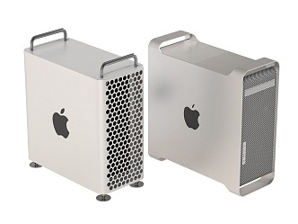 apple computer mainframe 3d model