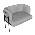 Modern Single Sofa 3d model