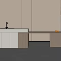 Dining Table Island Table 3d model