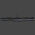 Sci-fi Shield 3d model