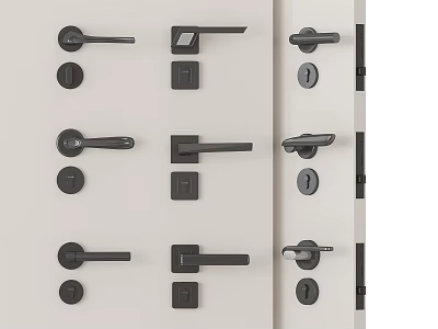 Door Lock Door Handle Interior Door Lock Bedroom Door Lock 3d model