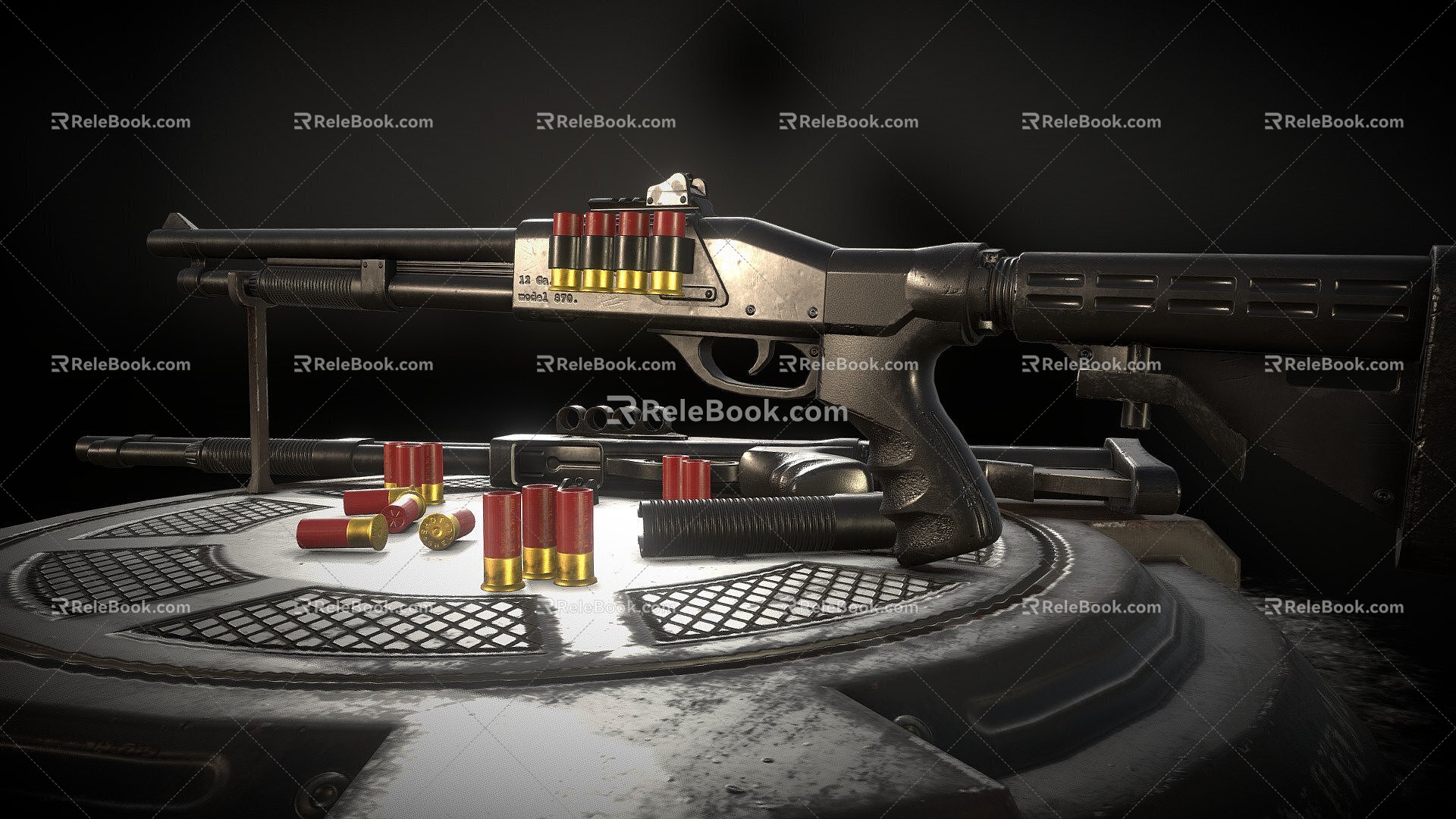 weapon shotgun 3d model