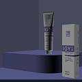 Elegant IGY Plus Toothpaste Display Set With Tube And Box On Purple Stand