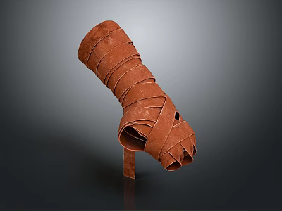 Fantasy Female Character And Mythical Creature In Wrapped Brown High Heels Design Ensemble 3d model