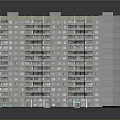 Modern Multi Storey Residential Apartment Building With Balconies And Light Colored Facade