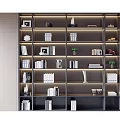 Modern bookcase 3d model
