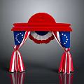 Curtain Realistic Game Item 3d model
