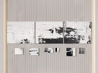 Modern Hanging Painting Decorative Painting Texture Painting Abstract Painting Art Painting Photo Wall 3d model