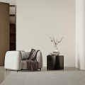 Modern single sofa 3d model