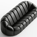 Middle-style multiplayer sofa 3d model