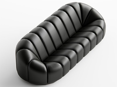 Middle-style multiplayer sofa 3d model