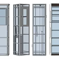 Modern Elevator Designs With Glass Panels And Metal Frames Contemporary Styles