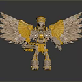 Robot Bird Science Fiction Eagle Mechanical Eagle Mechanical Bird Machine Eagle Mechanical Eagle Kite 3d model