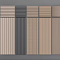 Various Striped Wall Paneling Designs In Multiple Colors For Home Interior