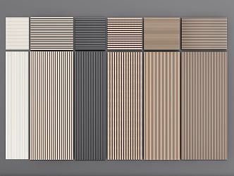 Modern wall panel Great Wall panel wall panel wood veneer line 3d model