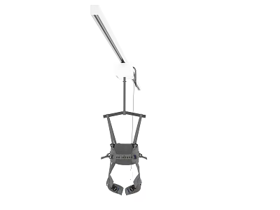 Medical Device Surgical Shadowless Lamp With Ceiling Mounted Adjustable Arm For Operating Room 3d model