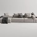 Modern Multiplayer Sofa 3d model