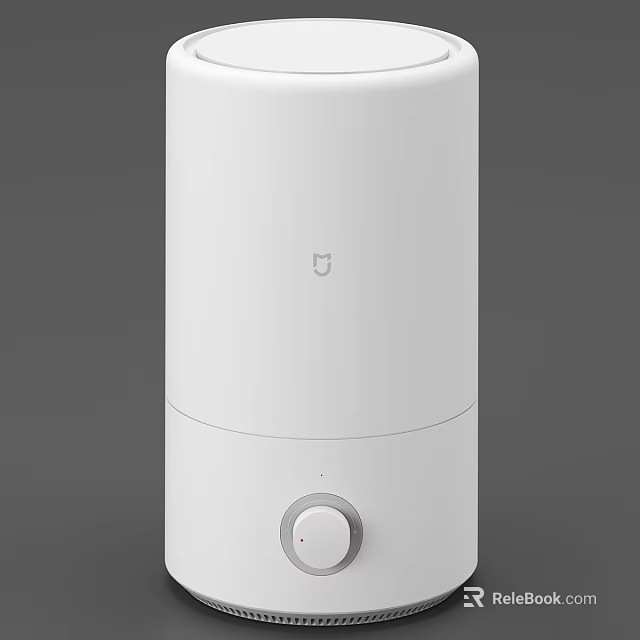 Home Electrical Appliance With Sleek White Design And Control Knob For Daily Use 3d model 