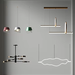 Chandelier Fashion Small Chandelier Combination Bedside Chandelier Reception Desk Chandelier Bar Chandelier Guest Restaurant Chandelier Bedroom Chandelier 3d model