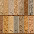 Wall Panels with Various Colors and Natural Textures for Home Interior Decorative Design