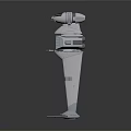 Advanced Space Robotic Probe With Extended Arms And Slender Legs For Deep Space Exploration