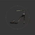 Luxury Snakeskin Open Toe High Heels With Ankle Strap And Stiletto Heel