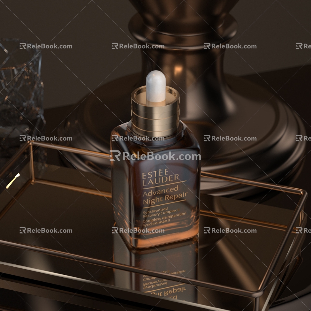 Skin Care Essential Oil Essence Perfume Cosmetics 3d model