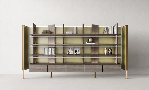 Miloti Minotti Bookcase 3d model