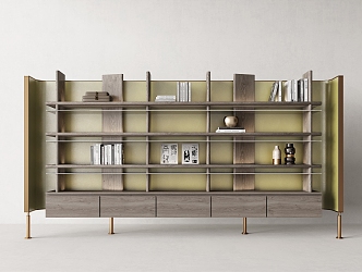 Miloti Minotti Bookcase 3d model