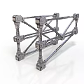 Heavy Duty Industrial Metal Frame Equipment With Connecting Joints And Cross Bars