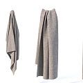 Cloth towel bath towel 3d model