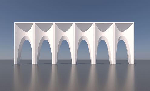 Modern Arch 3d model