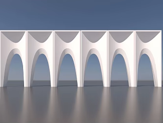 Modern Arch 3d model