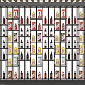 Well Stocked Tobacco and Liquor Store with Various Wines and Tobacco Products on Shelves